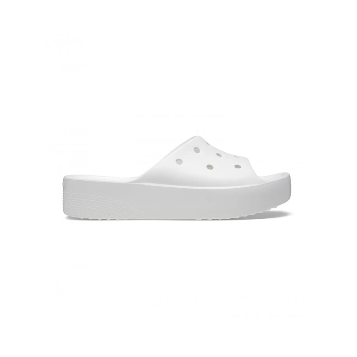 Dámske šlapky (plážová obuv) CROCS Classic Platform Slide white · záber 2