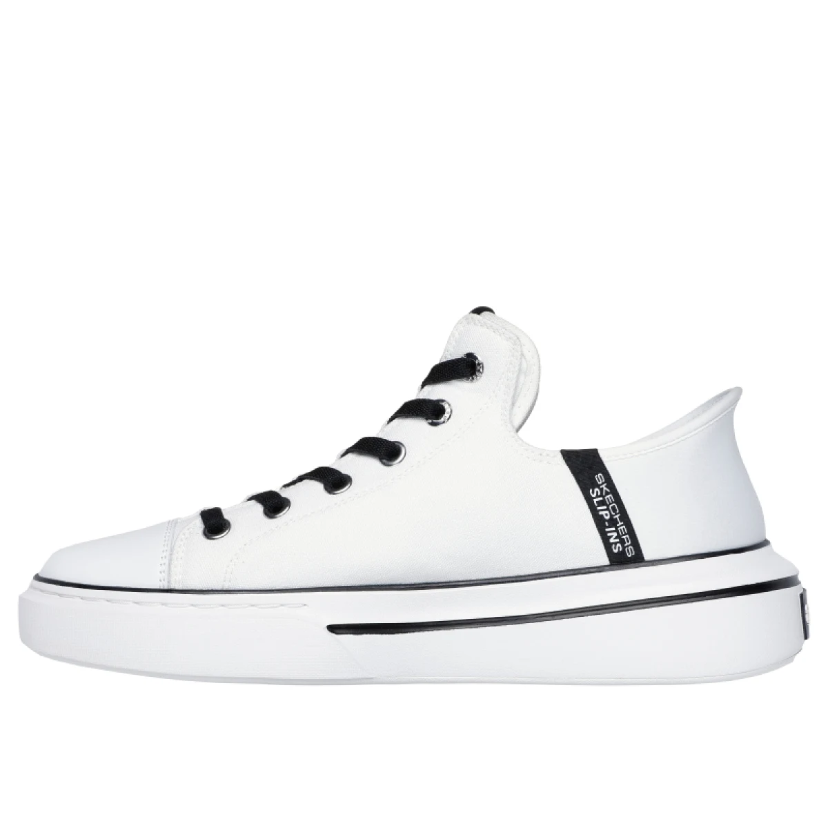 Pánska rekreačná obuv SKECHERS Snoop Dogg Boss Life Slip-Ins M white black · záber 3
