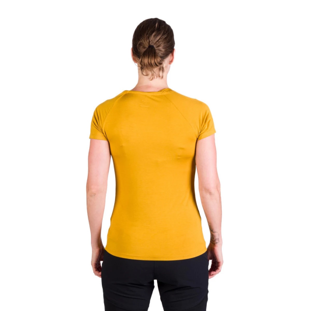 Dámske turistické tričko s krátkym rukávom NORTHFINDER DIANE-314-goldenyellow · záber 4