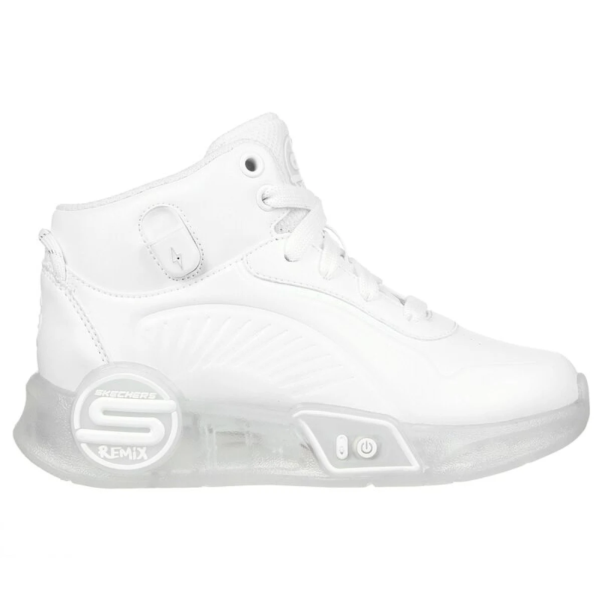 Dievčenská rekreačná obuv SKECHERS S Lights Remix white · záber 2