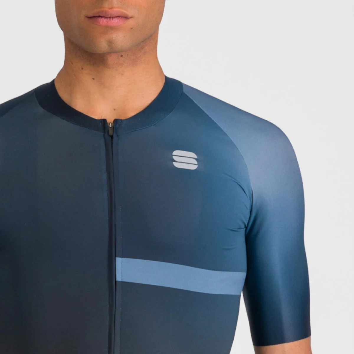 Pánsky cyklistický dres s krátkym rukávom SPORTFUL Bomber jersey, black galaxy blue · záber 5
