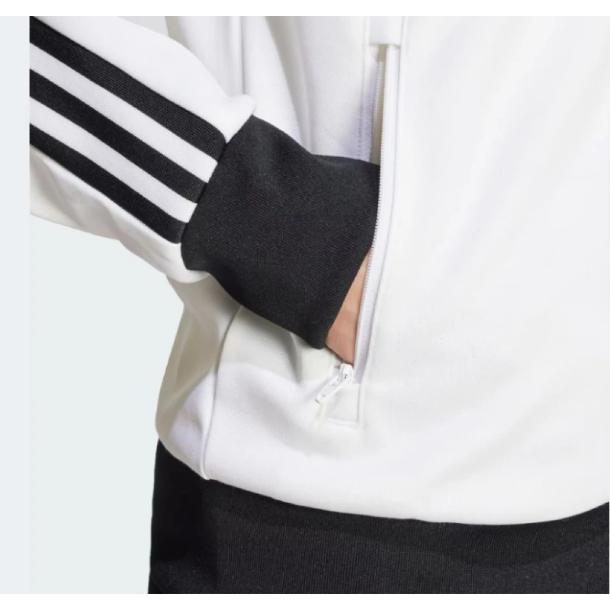 Dámska mikina so zipsom ADIDAS ORIGINALS CLASSIC TT-WHITE · záber 5