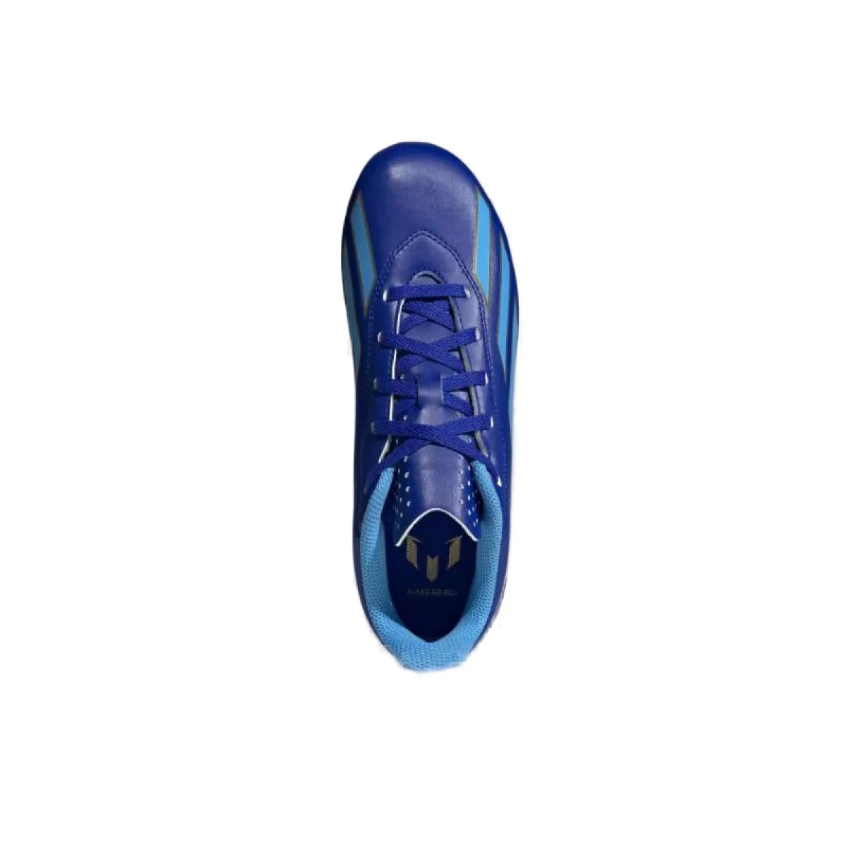 Chlapčenské futbalové kopačky outdoorové ADIDAS X Crazyfast Messi Jr FG lucid blue blue burst cloud white · záber 4