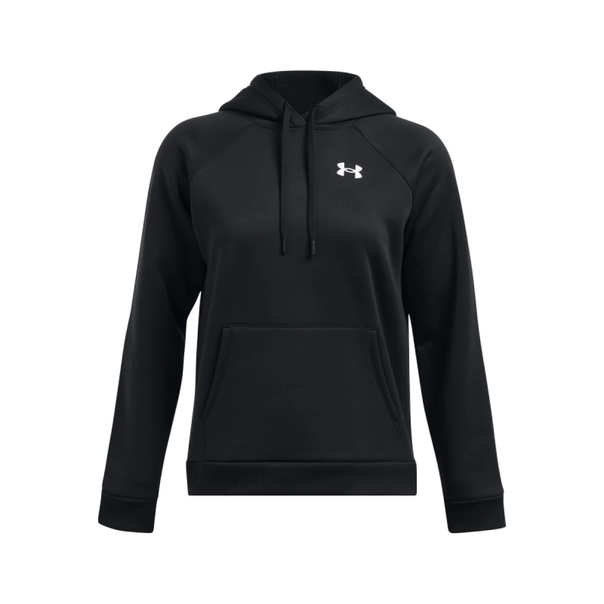 Dámska zateplená mikina s kapucňou UNDER ARMOUR UA Armour Fleece Hoodie-BLK · záber 4