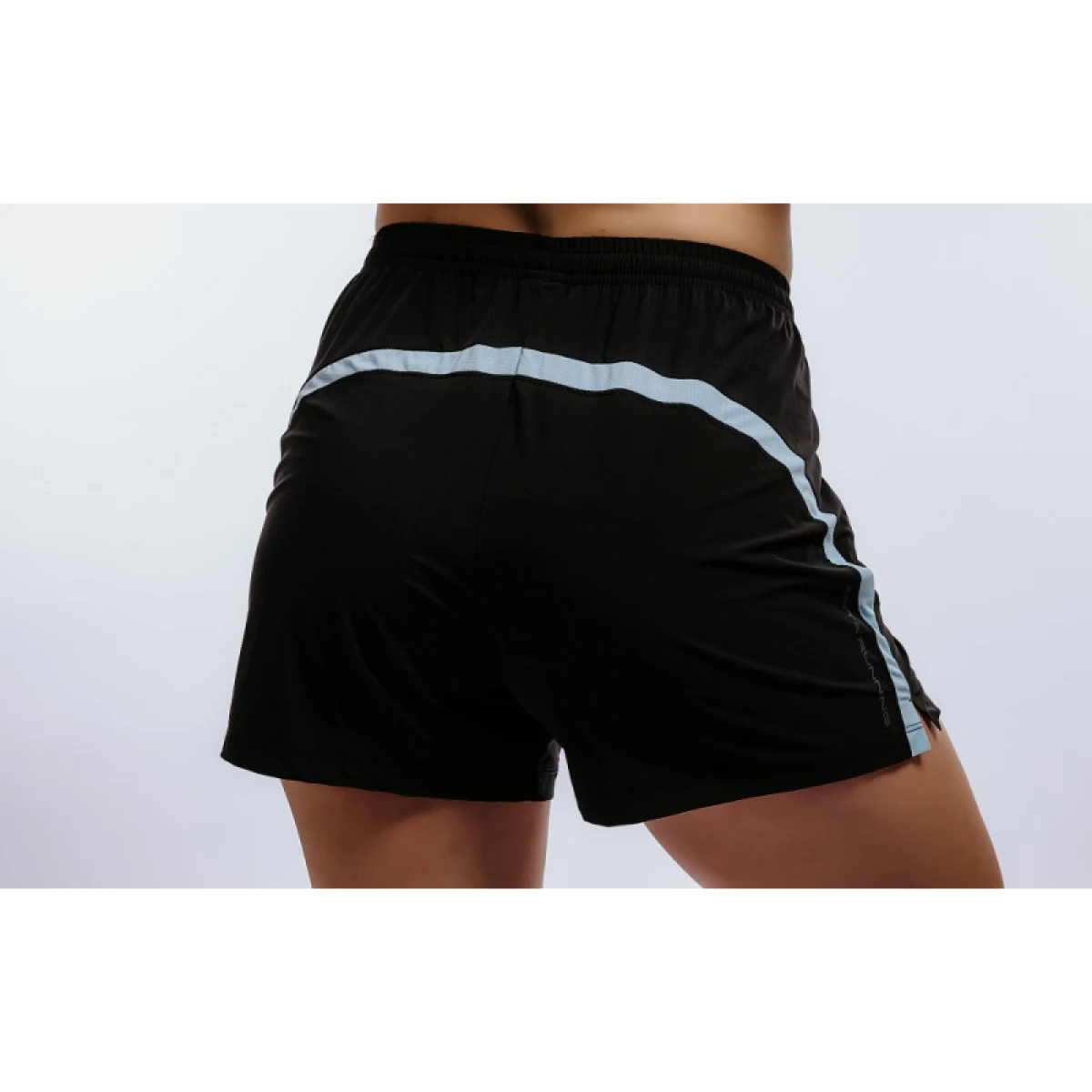 Dámske bežecké kraťasy ANTA Shorts-862225506-3-SS22_Q2-Basic Black Sky Blue · záber 4