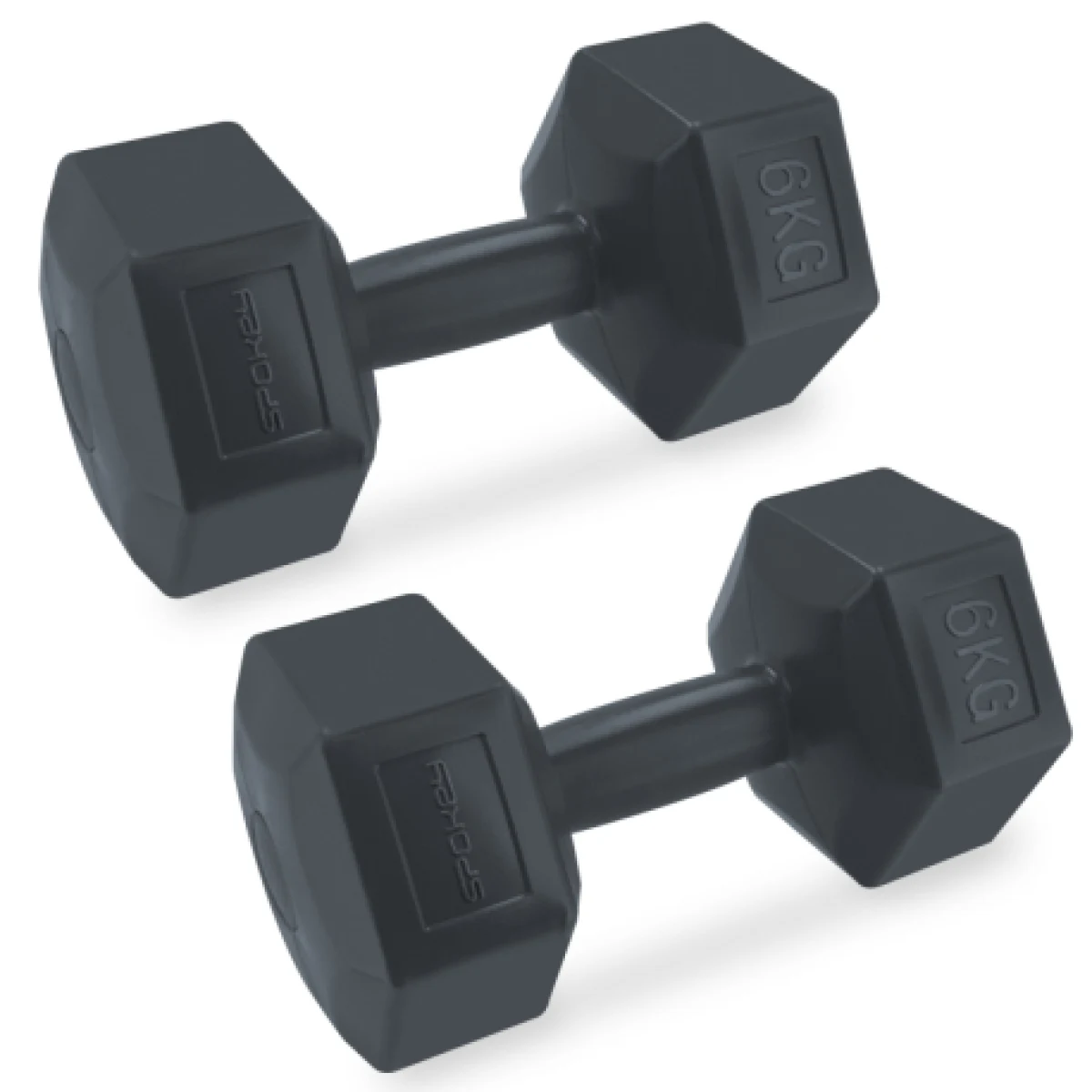 Set závažia SPOKEY MONSTER BLACK HEXA 2x 6 kg · záber 1