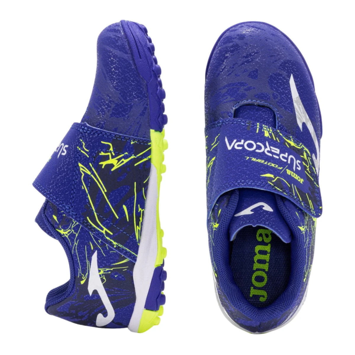 Chlapčenské futbalové kopačky turfy JOMA Super Copa 2403 K TF royal blue · záber 3