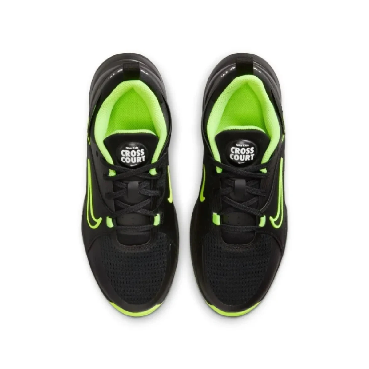 Chlapčenská halová obuv NIKE Crosscourt black volt white · záber 4