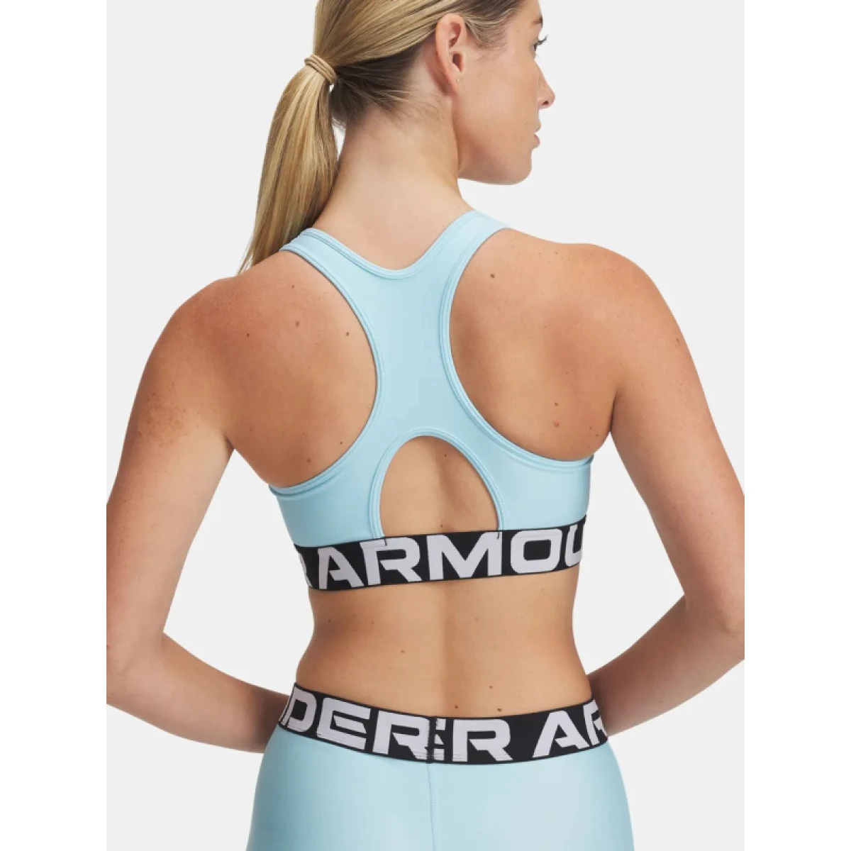 Dámska tréningová športová podprsenka UNDER ARMOUR UA HG Mid Branded-BLU · záber 2