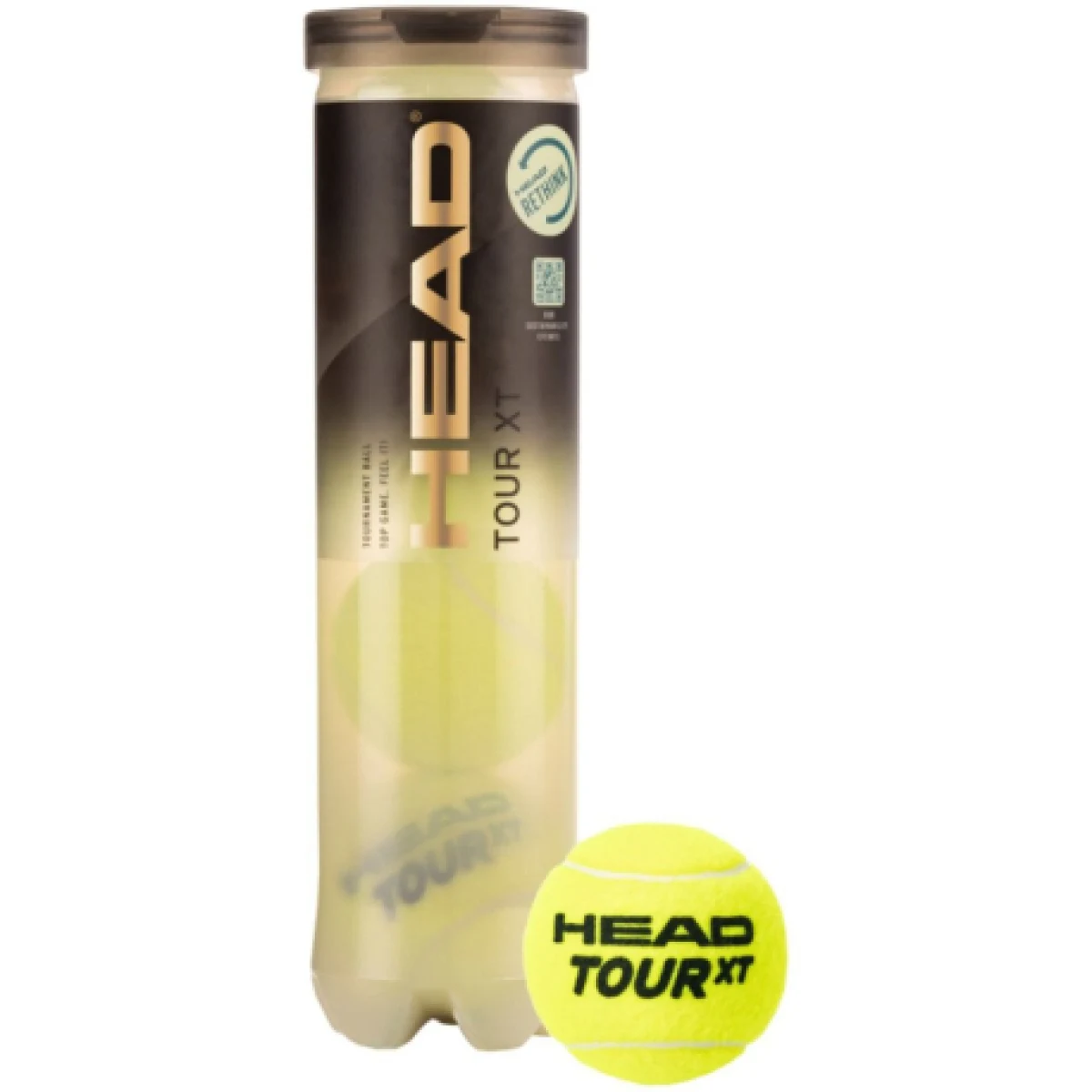 Tenisové loptičky 4ks HEAD 4B TOUR XT - 6DZ · záber 1