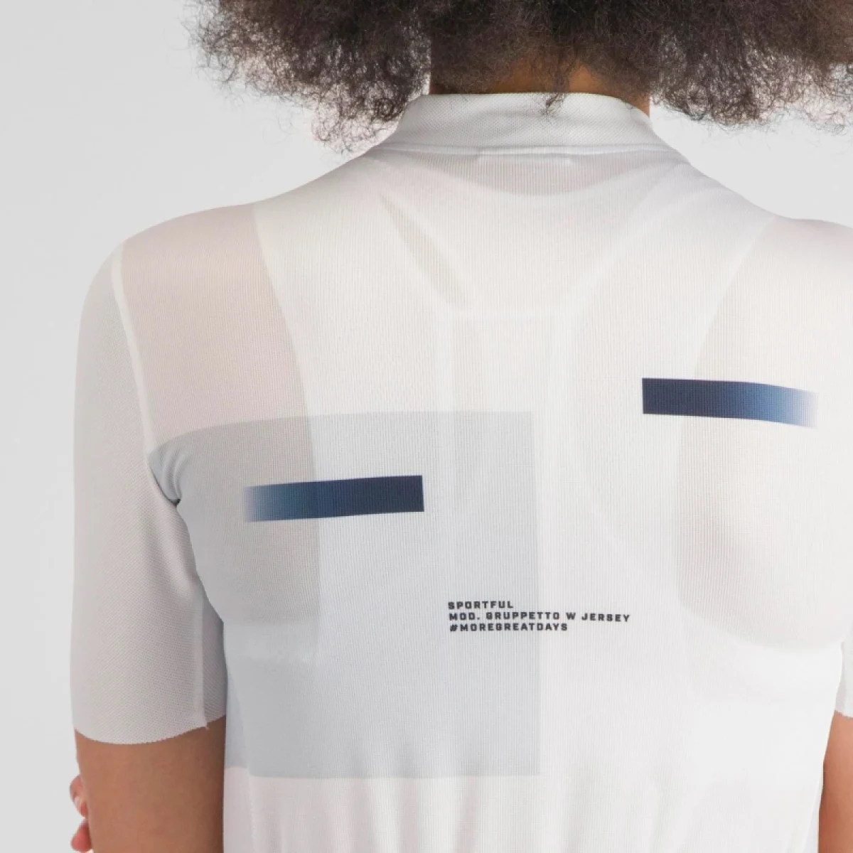 Dámsky cyklistický dres s krátkym rukávom SPORTFUL Gruppetto w jersey, white plein air · záber 5
