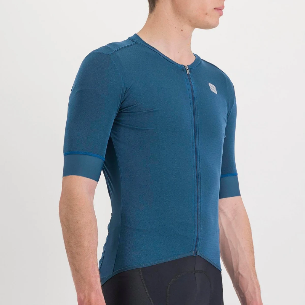Pánsky cyklistický dres s krátkym rukávom SPORTFUL Monocrom jersey, blue sea · záber 5