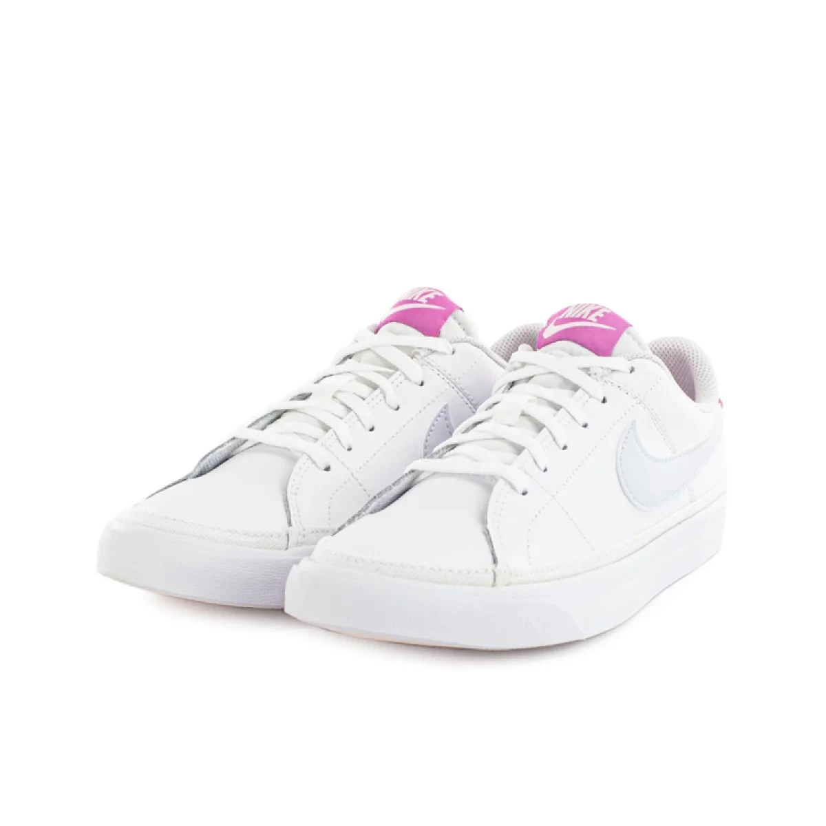 Dievčenská vychádzková obuv NIKE Court Legacy white gfootball grey cosmic fuchsia · záber 4