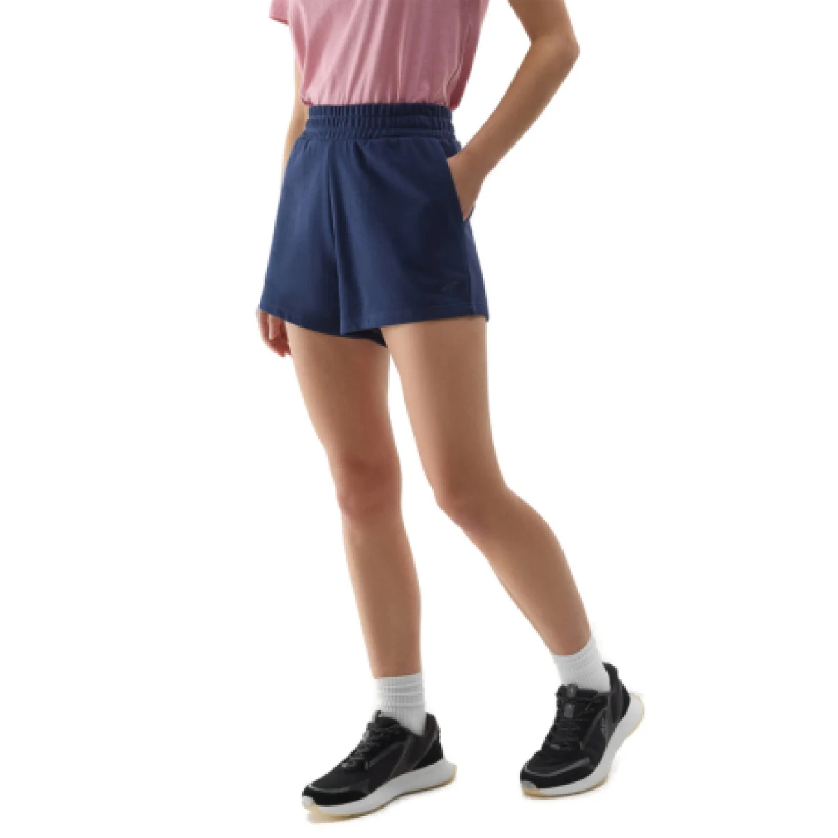 Dámske teplákové kraťasy 4F SHORTS CAS-4FWSS24TSHOF286-31S-NAVY · záber 1