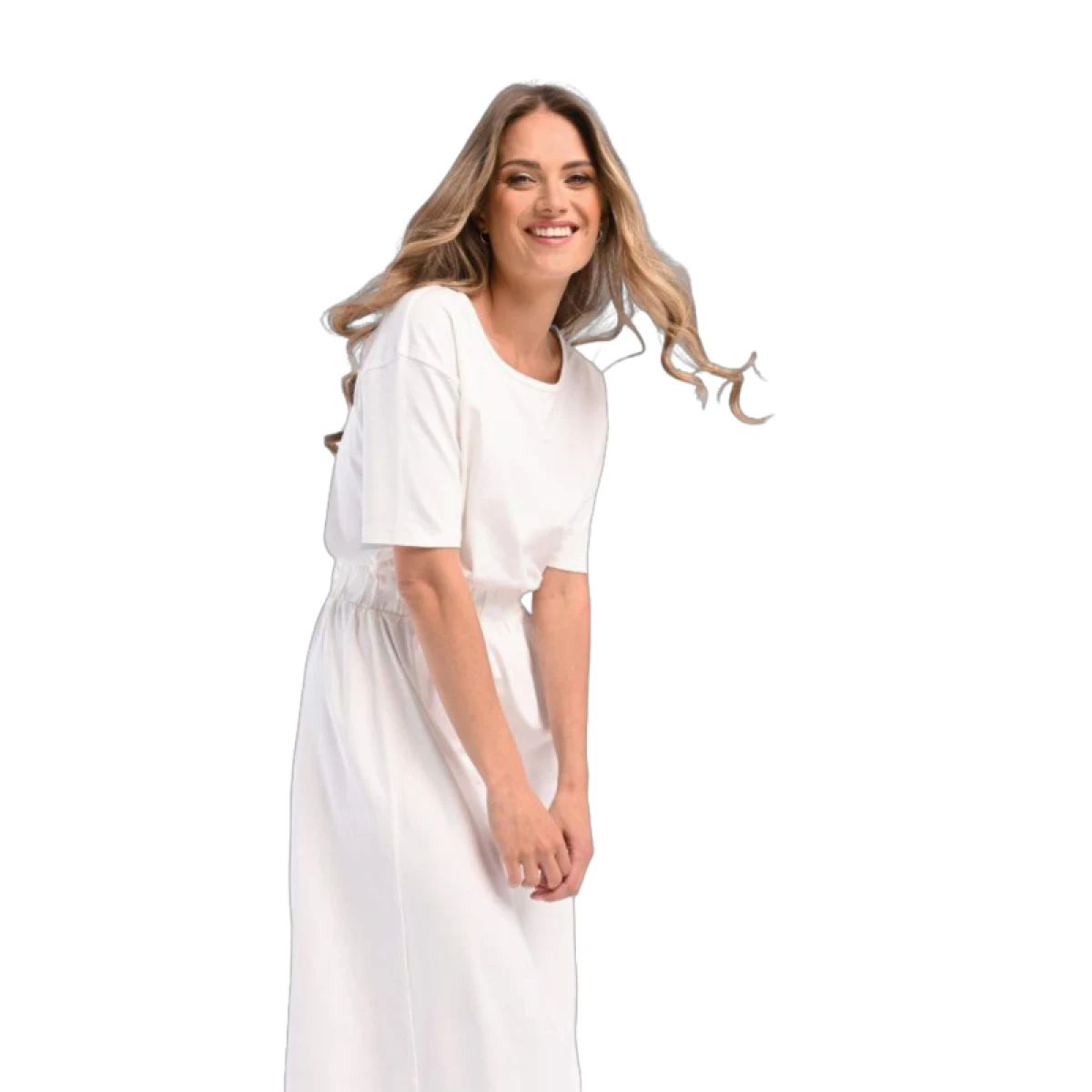 Dámske šaty VOLCANO G-ALOE-102-CREAM · záber 3