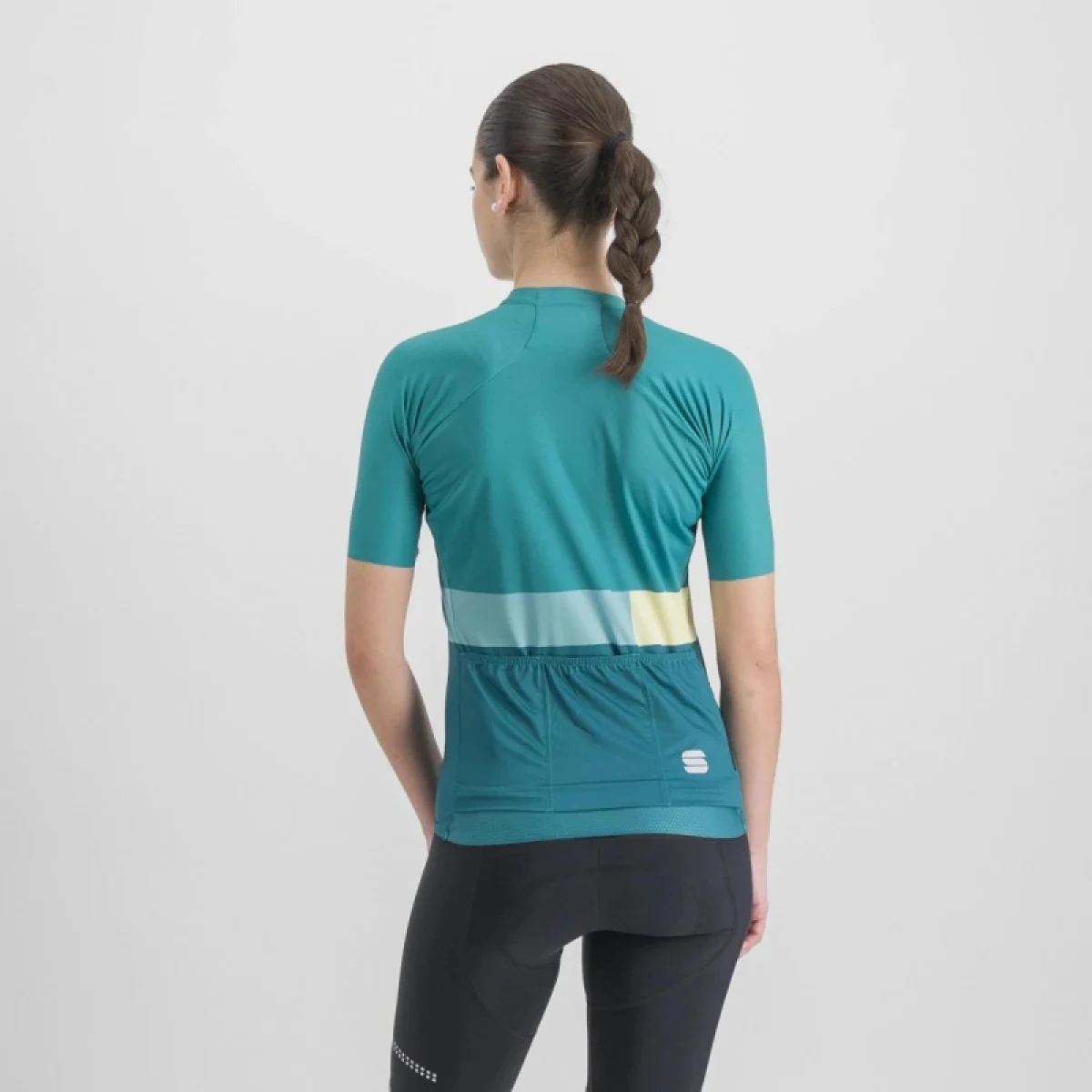 Dámsky cyklistický dres s krátkym rukávom SPORTFUL Snap w jrs, shade spruce light green · záber 4