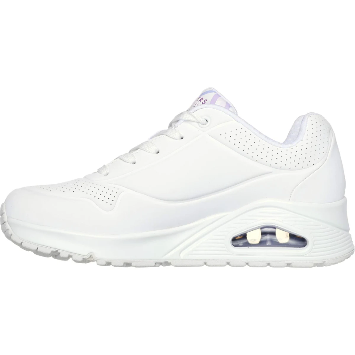 Dámska rekreačná obuv SKECHERS Uno Spread The Love W white multi purple · záber 3