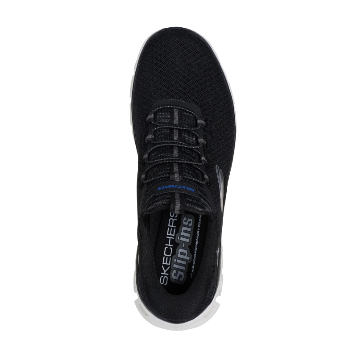 Pánska rekreačná obuv SKECHERS Glide Step Noxus Slip-Ins M black white · záber 4