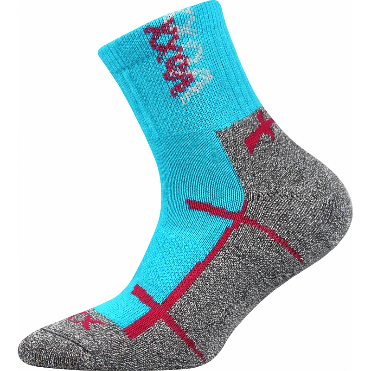 Dievčenské turistické ponožky VOXX 3 PACK-Wallík-Pink Blue · záber 4