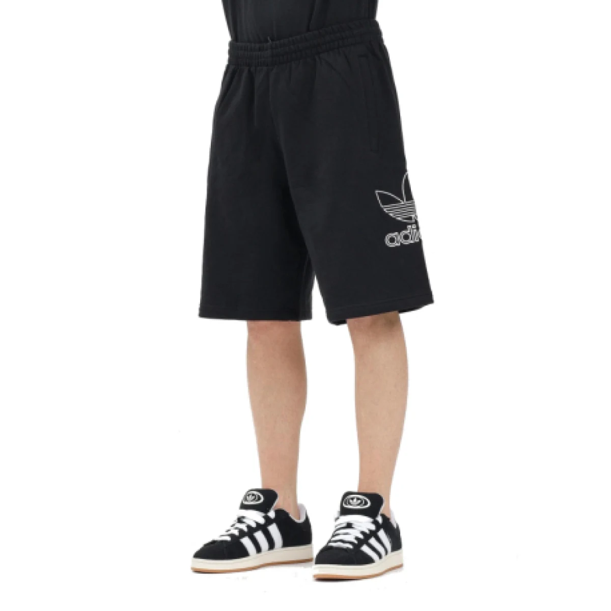 Pánske teplákové kraťasy ADIDAS ORIGINALS TREF SHORT BLACK · záber 1
