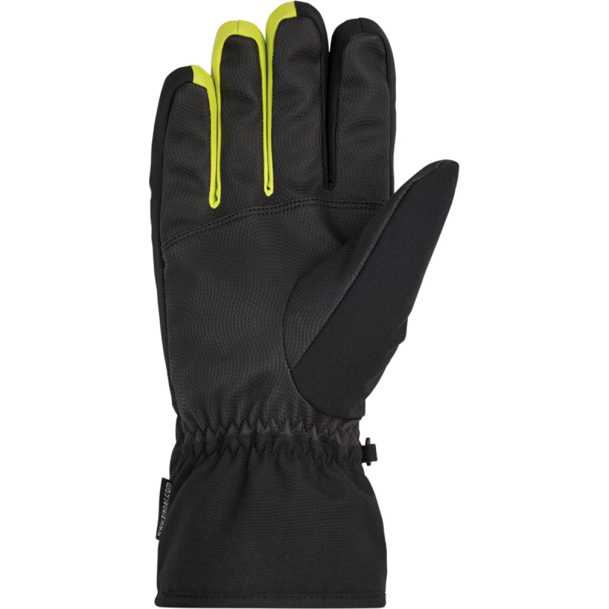 Pánske lyžiarske rukavice ZIENER GORDAN-801079-12490-black lime · záber 3