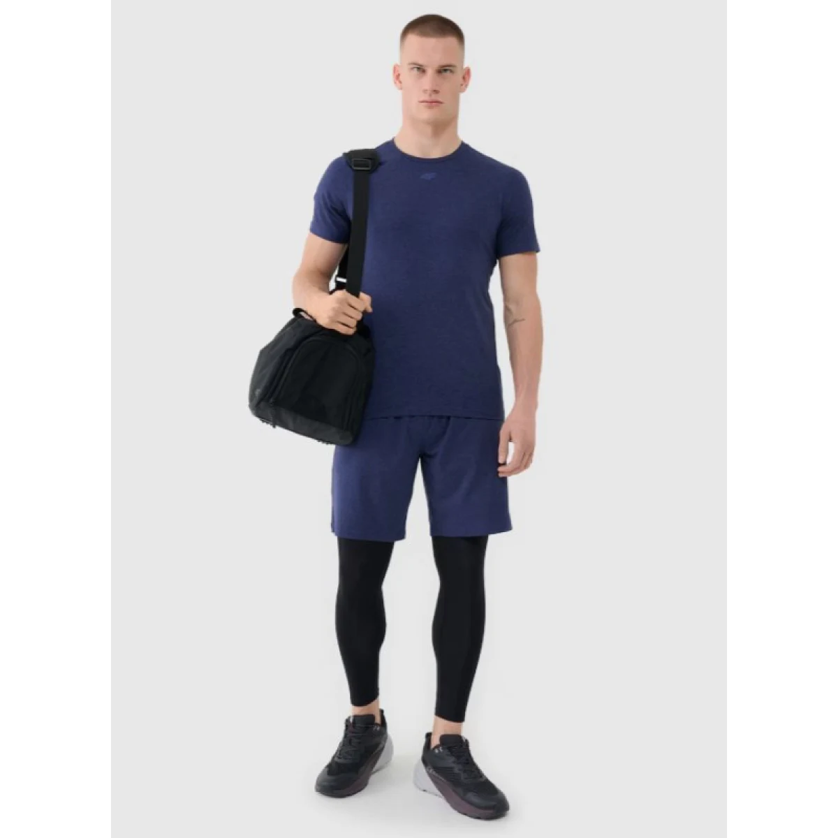 Pánske tréningové kraťasy 4F SHORTS FNK M0911-30M-DARK BLUE MELANGE · záber 4