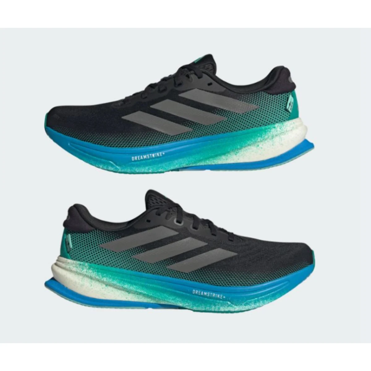 Pánska bežecká obuv ADIDAS Supernova Rise 2 M core black iron metallic glory green · záber 4