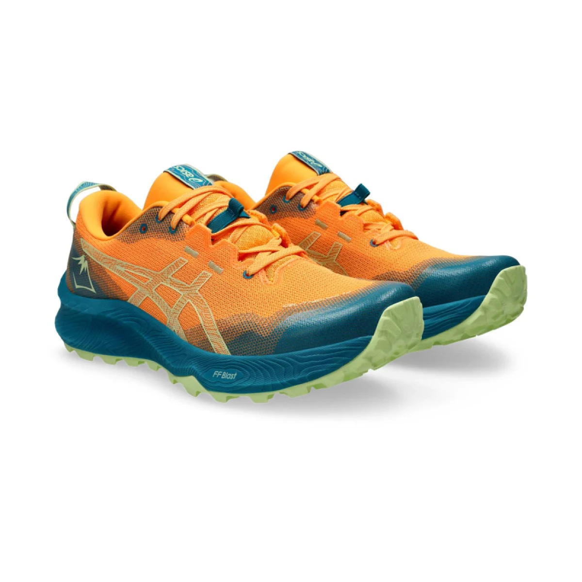 Pánska bežecká trailová obuv ASICS Gel Trabuco 12 stadium orange cool matcha · záber 3