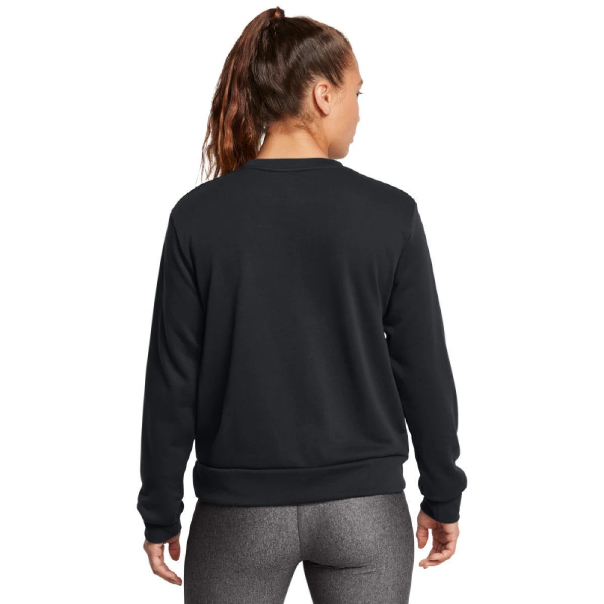 Dámska mikina UNDER ARMOUR Rival Terry Crew-BLK · záber 2