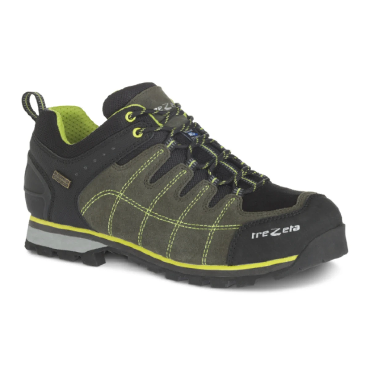 Pánska nízka turistická obuv TREZETA Hurricane Evo Low Wp, Dark green Lime · záber 1
