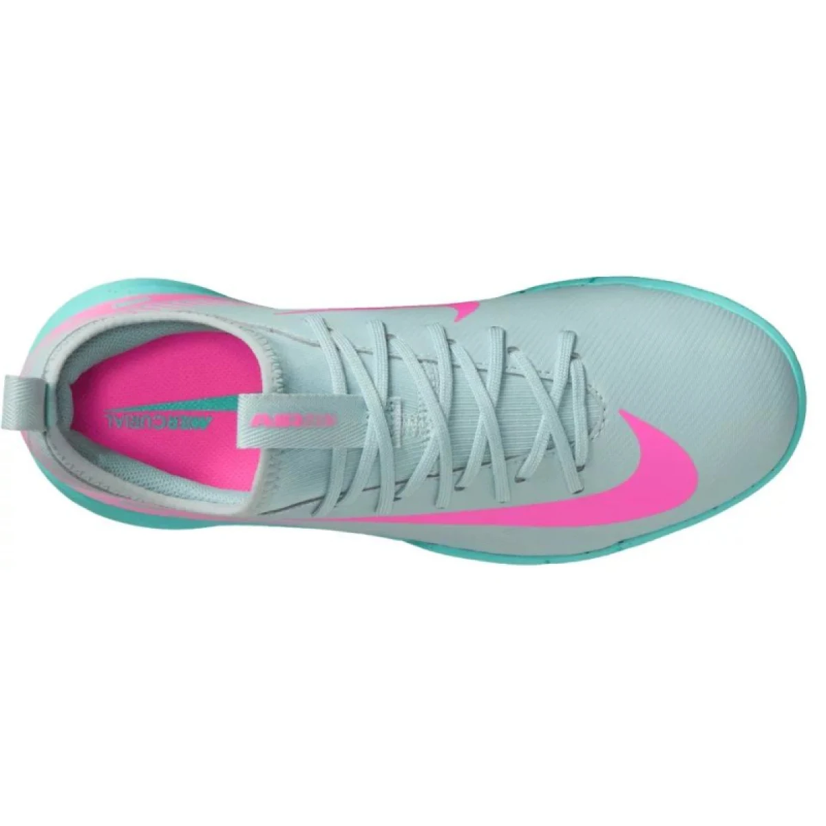 Chlapčenské futbalové kopačky halové NIKE Mercurial Vapor 16 Academy Jr IC ocean cube pink blast · záber 3