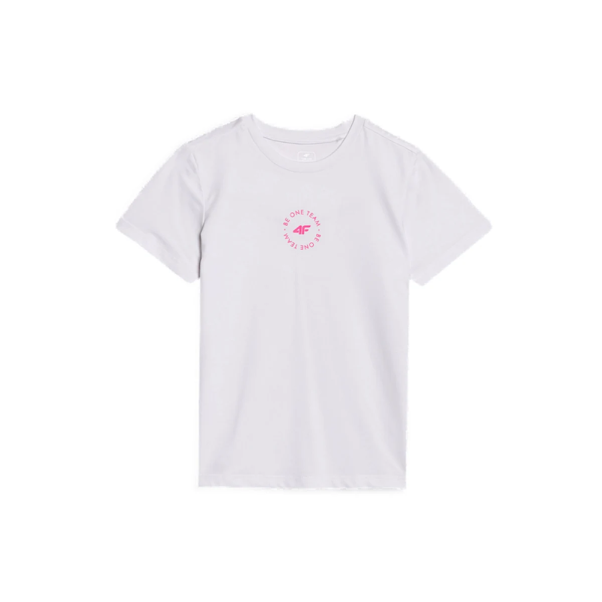 Dievčenské tréningové tričko s krátkym rukávom 4F JUNIOR TSHIRT FNK F1185-10S-WHITE · záber 5