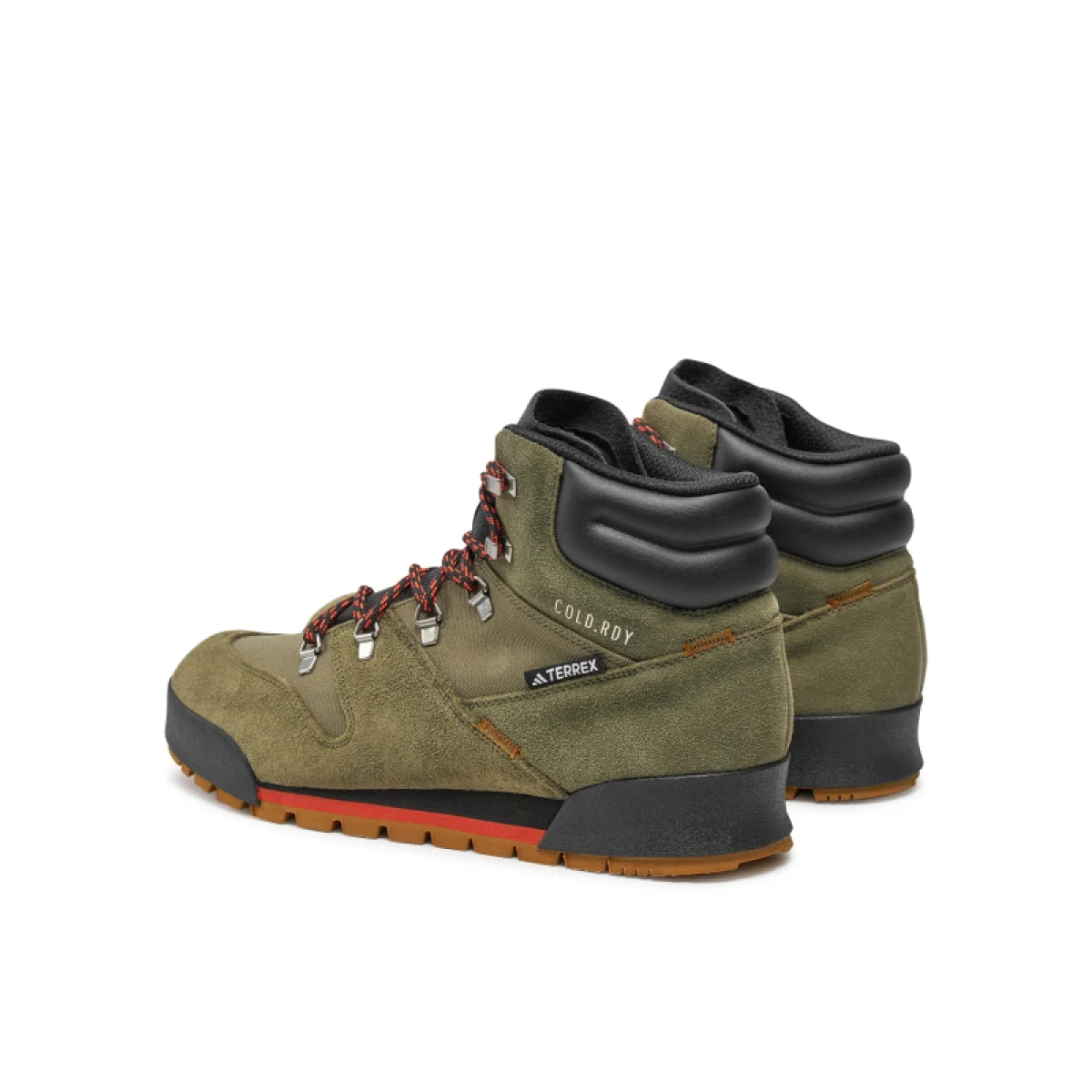 Pánska vysoká turistická obuv ADIDAS Terrex Snowpitch C.Rdy olive strata bronze strata orange · záber 3