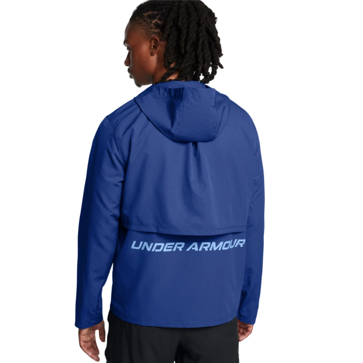 Pánska bežecká bunda UNDER ARMOUR UA STORM RUN HOODED JACKET-BLU · záber 2