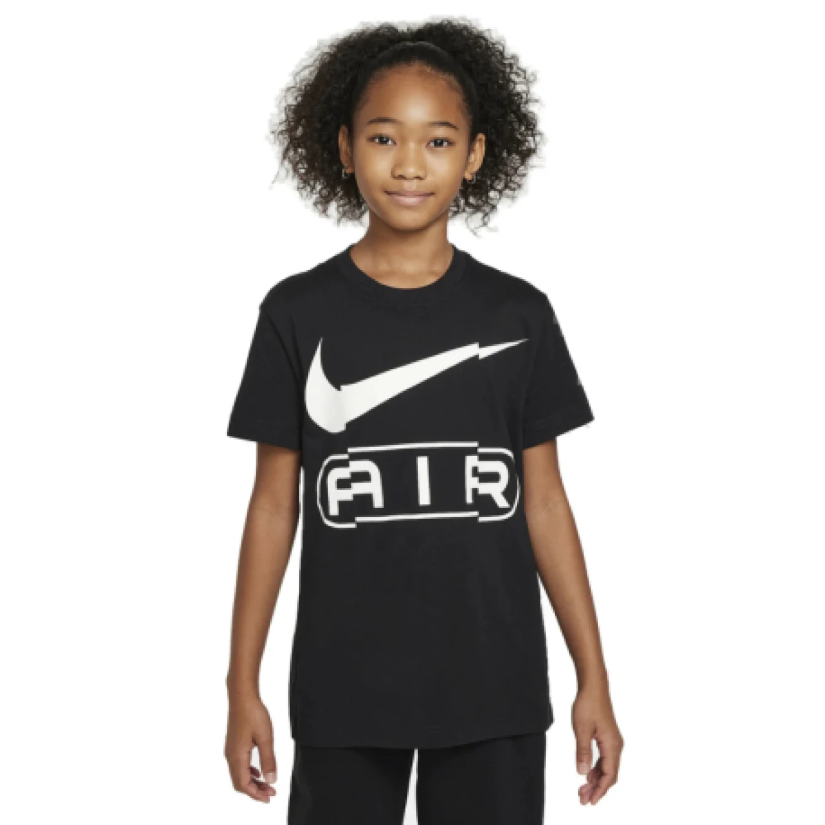 Chlapčenské tričko s krátkym rukávom NIKE G NSW TEE BOY AIR-010 BLACK · záber 1