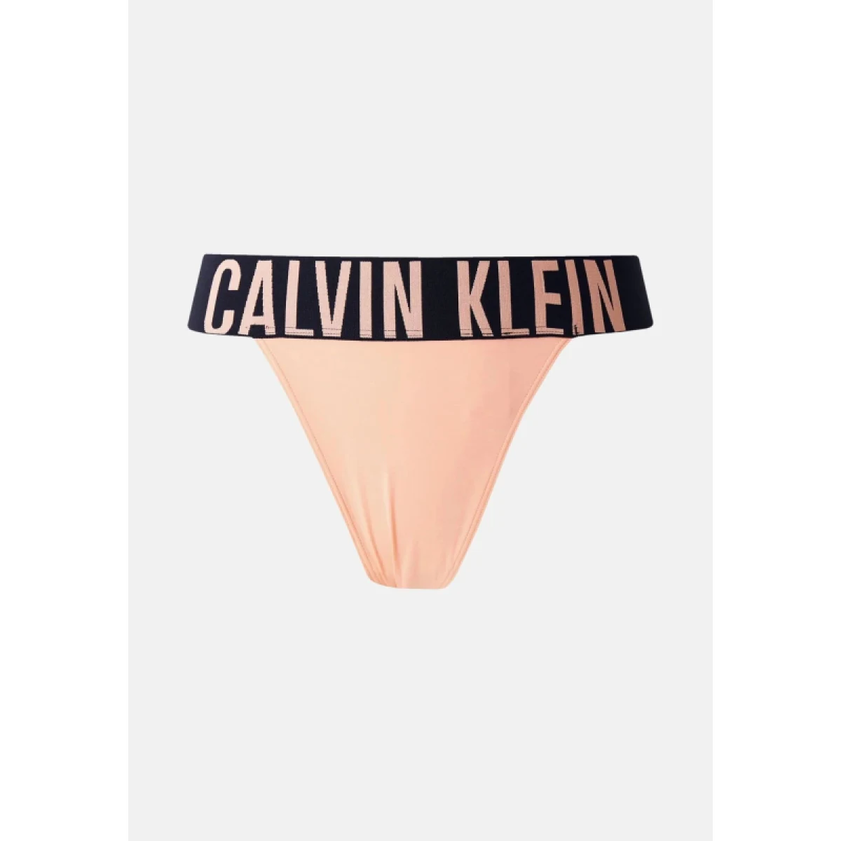 Dámske nohavičky CALVIN KLEIN HIGH LEG THONG-Papaya Punch · záber 2