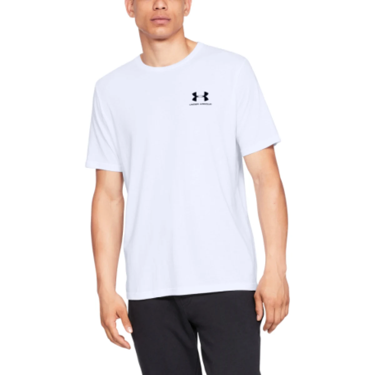 Pánske tričko s krátkym rukávom UNDER ARMOUR UA M SPORTSTYLE LC SS-WHT · záber 1