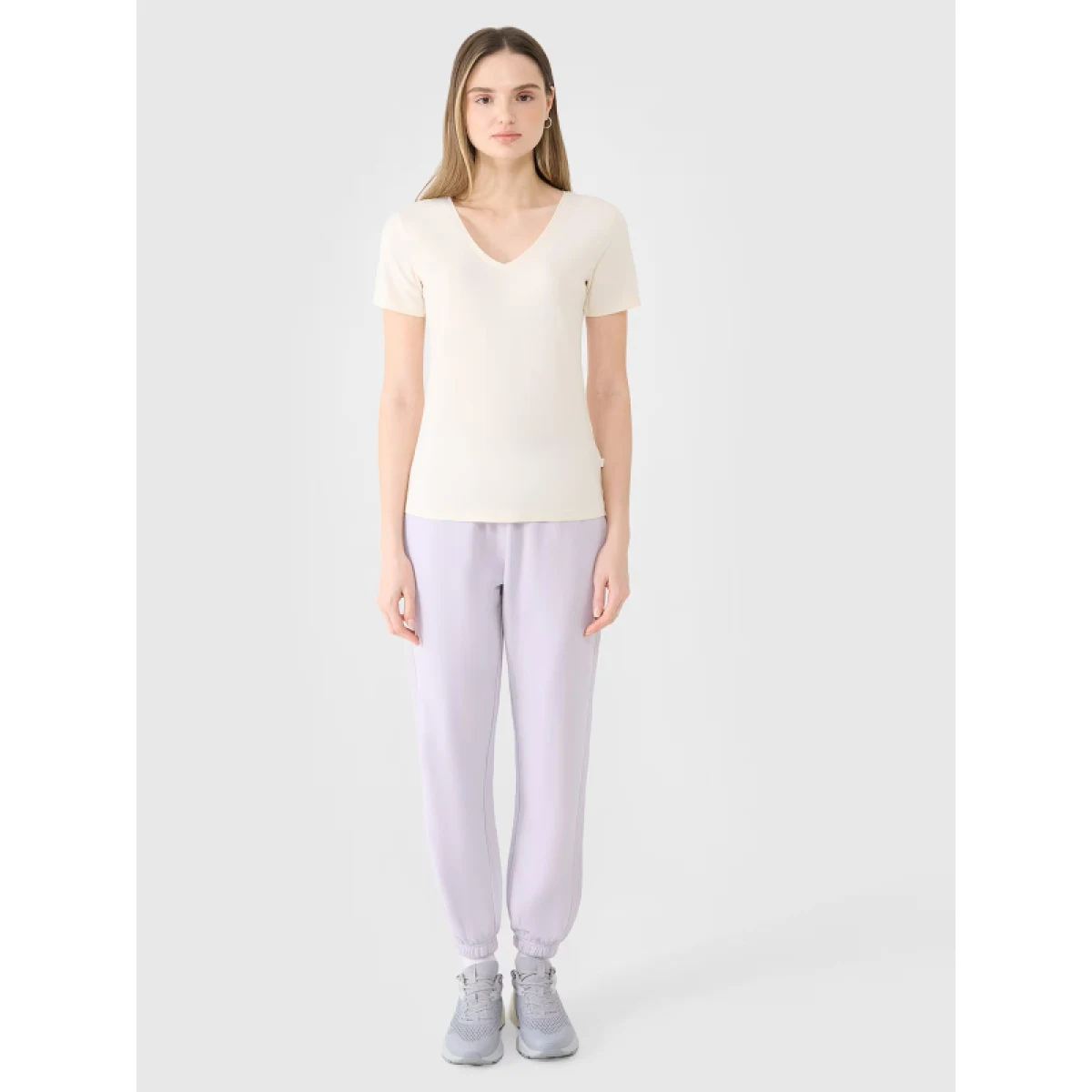 Dámske tričko s krátkym rukávom 4F TSHIRT F1990-11S-OFF WHITE · záber 4
