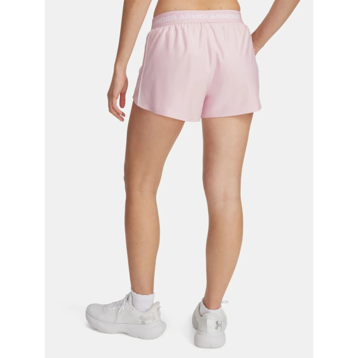 Dámske tréningové kraťasy UNDER ARMOUR Tech Play Up Shorts-PNK · záber 2