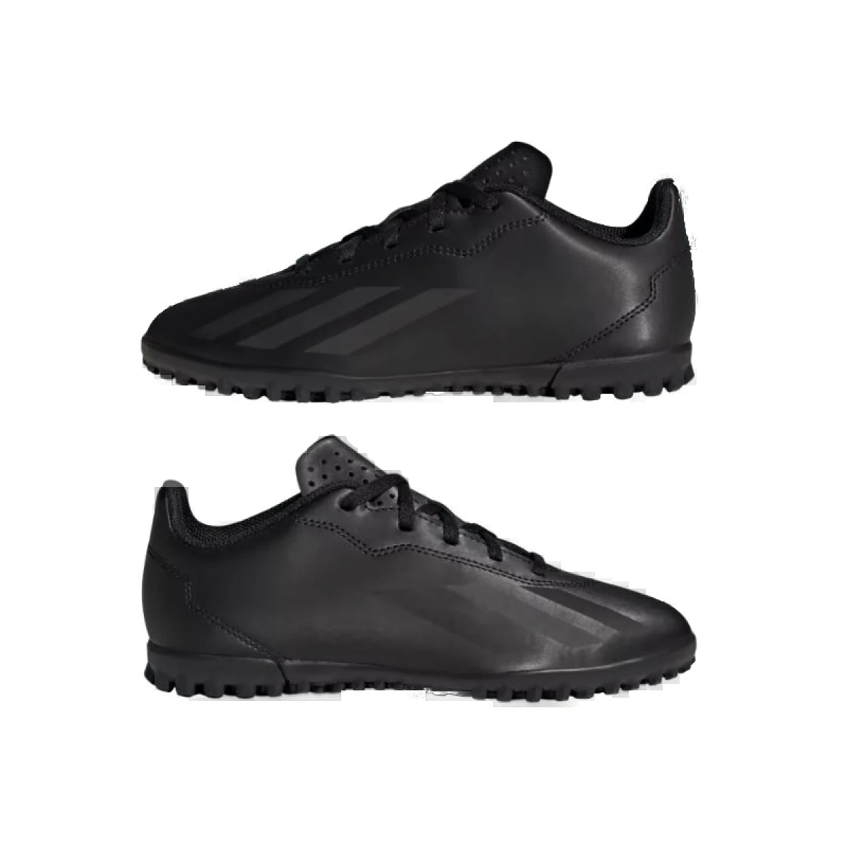 Chlapčenské futbalové kopačky turfy ADIDAS X CrazyFast.4 Jr TF core black core black core black · záber 5