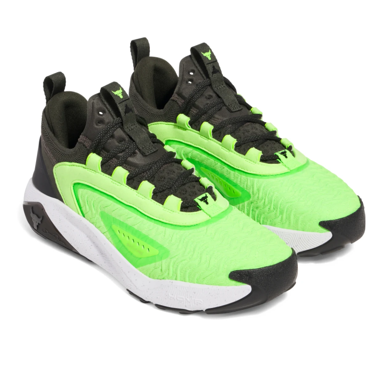 Pánska športová obuv (tréningová) UNDER ARMOUR PROJECT ROCK UA Project Rock 7 baroque green hyper green black · záber 3