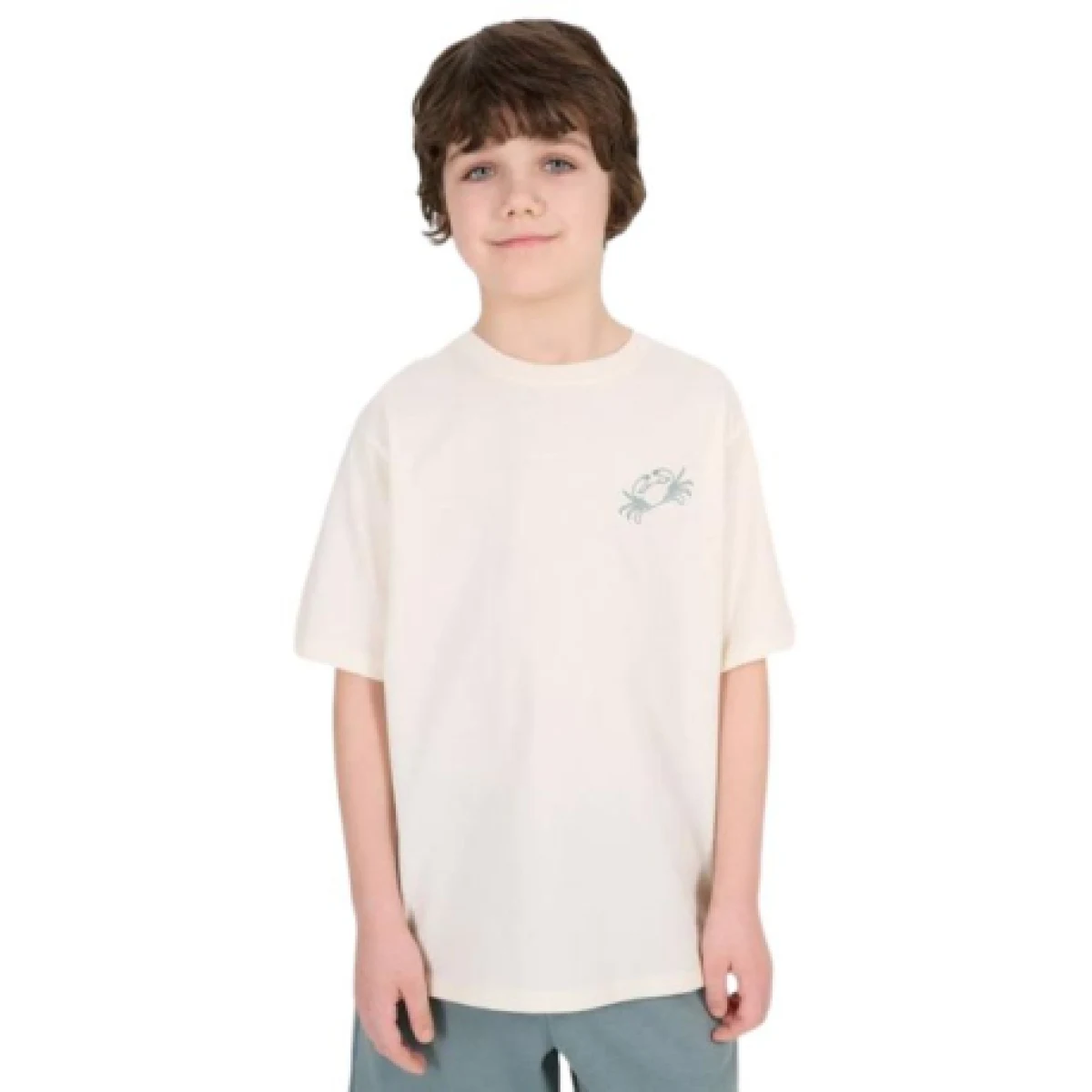 Chlapčenské tričko s krátkym rukávom 4F JUNIOR TSHIRT M1914-11S-OFF WHITE · záber 1