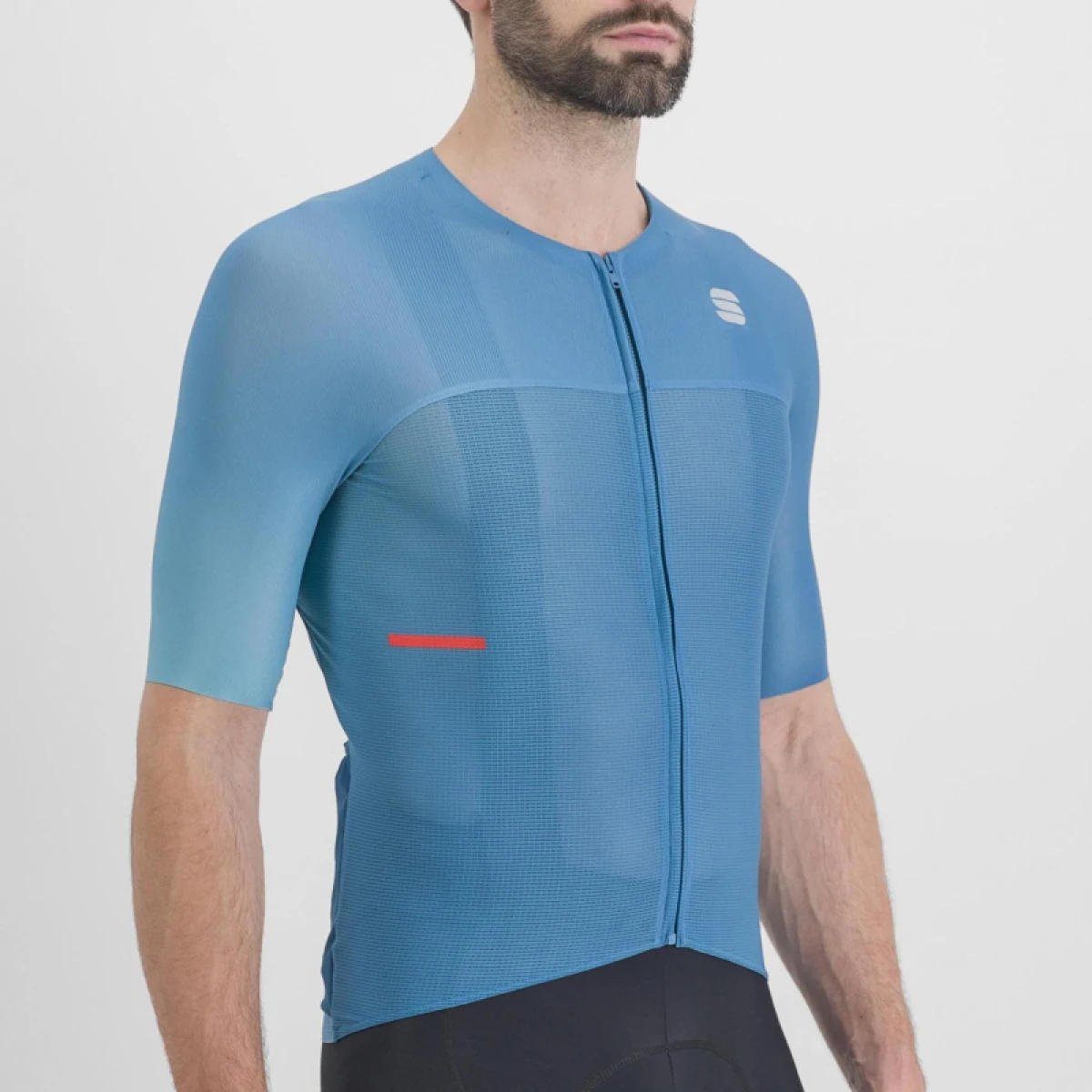 Pánsky cyklistický dres s krátkym rukávom SPORTFUL Light pro jersey, shaded berry blue · záber 4