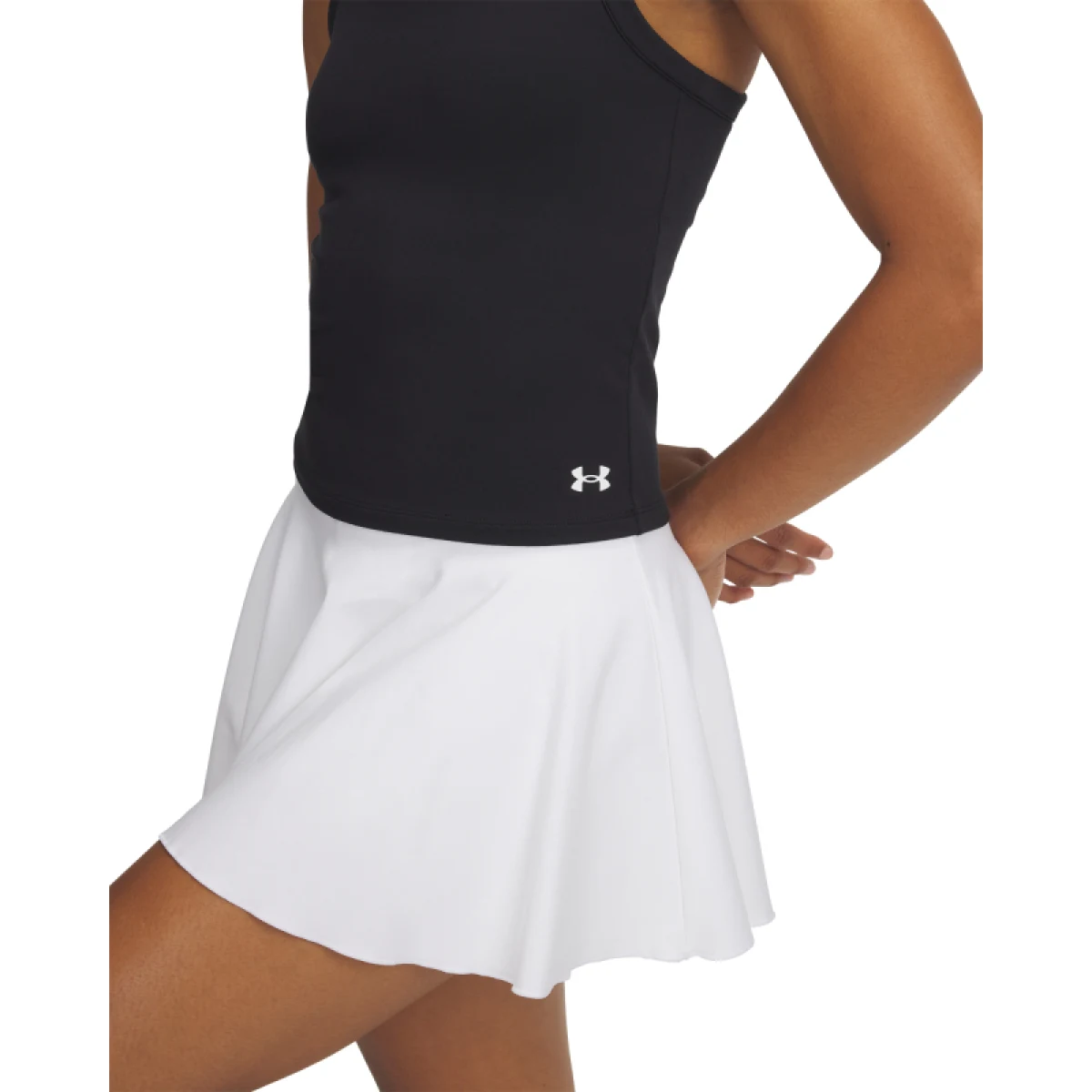 Dámske tréningové tielko UNDER ARMOUR Motion High Neck Tank-BLK · záber 2