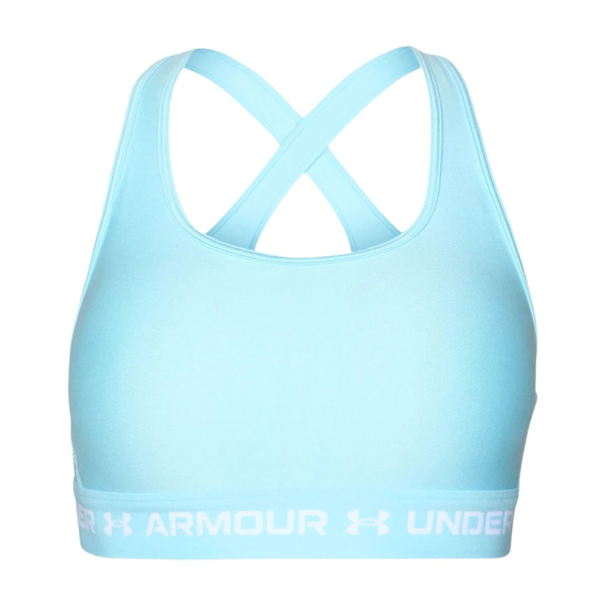 Dámska tréningová športová podprsenka UNDER ARMOUR Crossback Mid Bra-BLU · záber 5