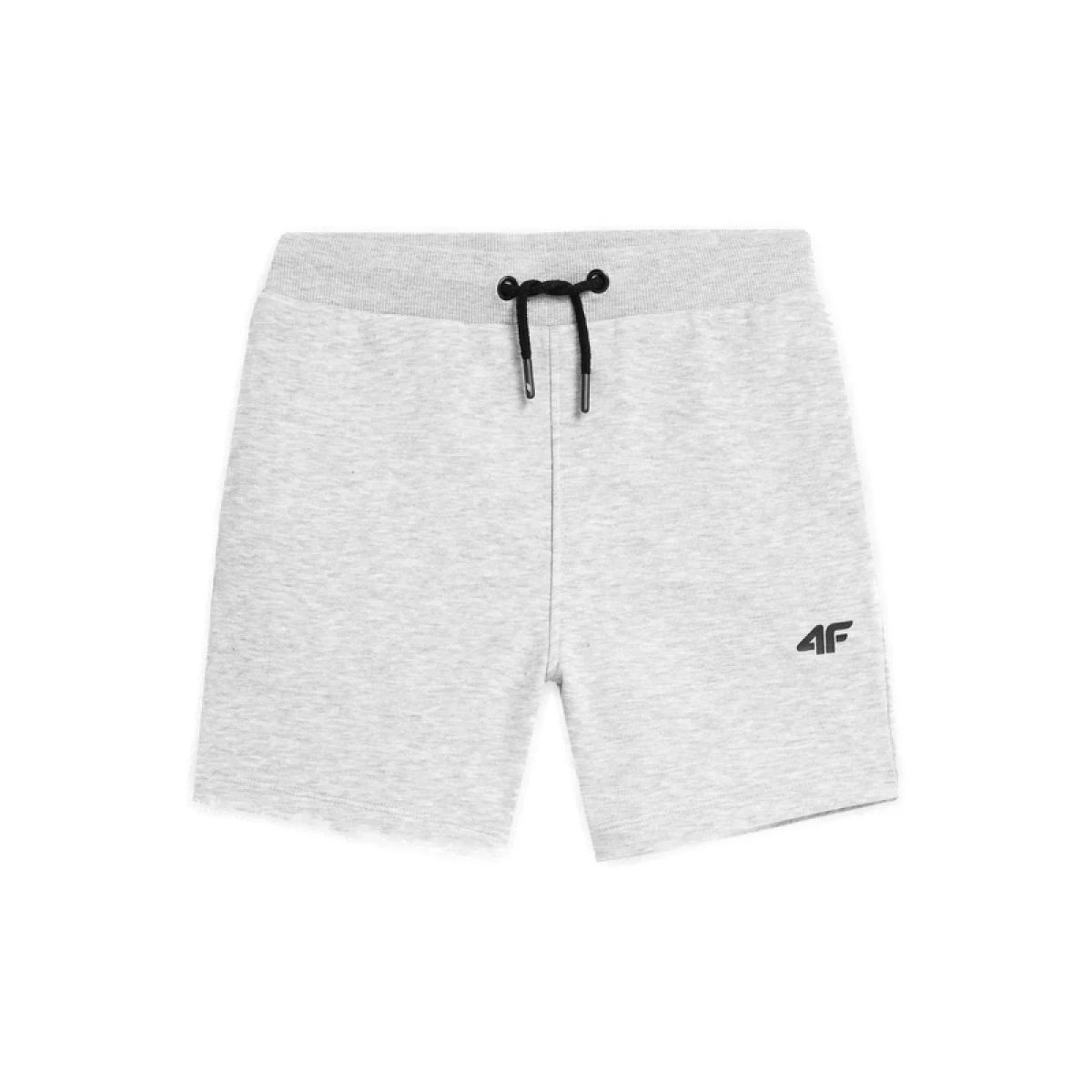 Chlapčenské teplákové kraťasy 4F JUNIOR SHORTS CAS M048-27M-COLD LIGHT GREY MELANGE · záber 5