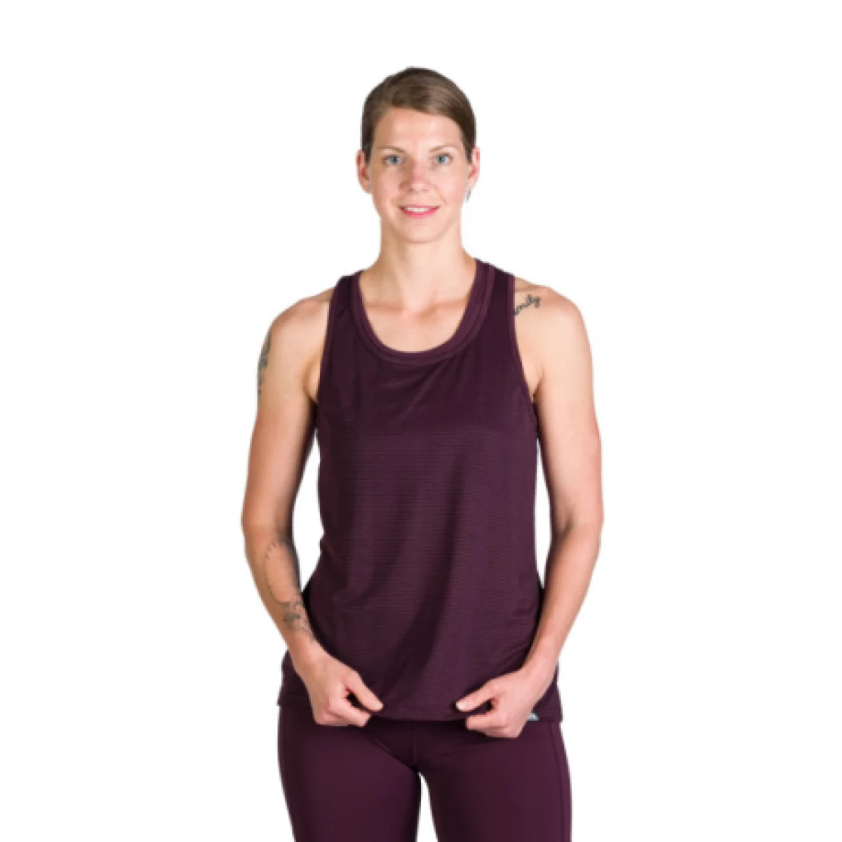 Dámske tréningové tielko NORTHFINDER SHERYL-481-plum · záber 1