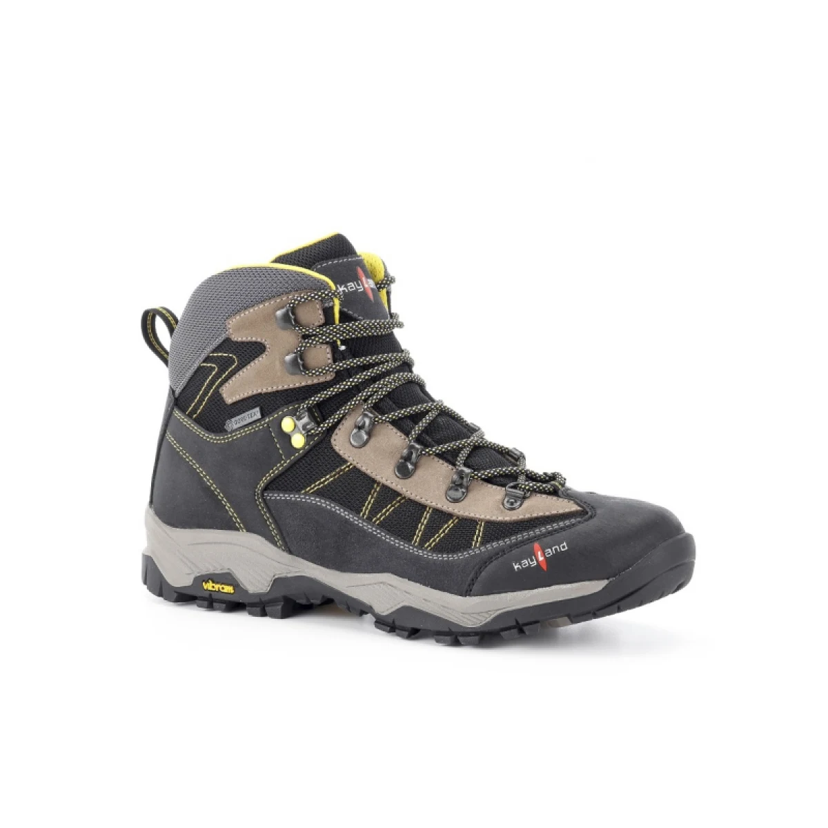 Pánska vysoká turistická obuv KAYLAND TAIGA GTX BLACK ALMOND · záber 3
