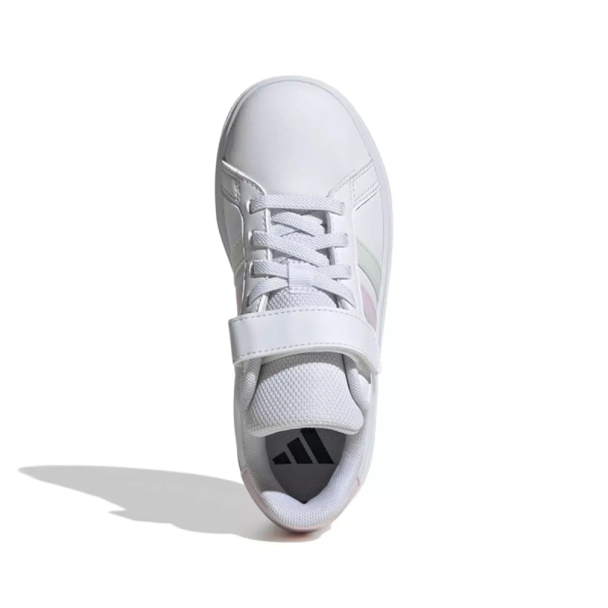Dievčenská rekreačná obuv ADIDAS Grand Court 2.0 K cloud white clear pink · záber 4