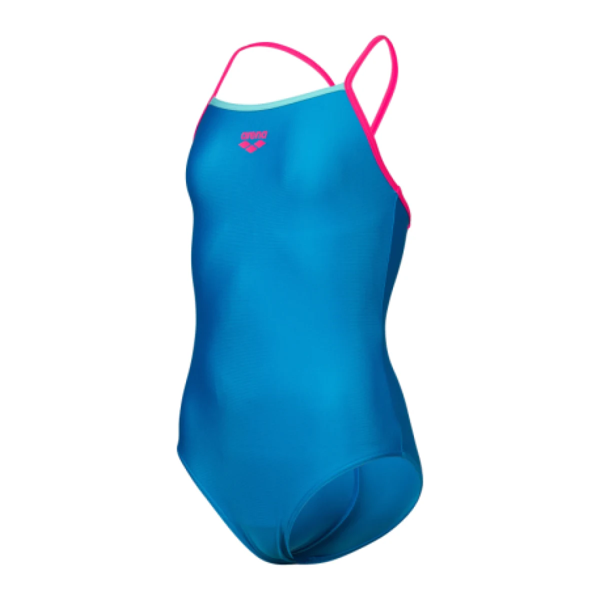 Dievčenské plavecké jednodielne plavky ARENA GIRLS SWIMSUIT LIGHT DROP SOLID · záber 1